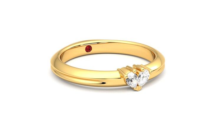 Taylor & Hart Ondette Ring Jewellery 360 degree image 5