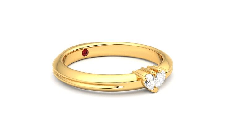Taylor & Hart Ondette Ring Jewellery 360 degree image 6