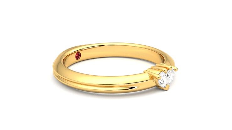 Taylor & Hart Ondette Ring Jewellery 360 degree image 7