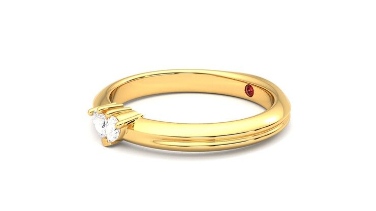 Taylor & Hart Ondette Ring Jewellery 360 degree image 23