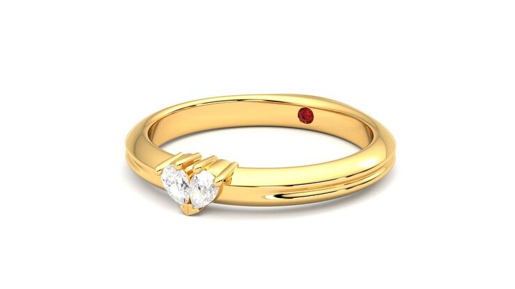 Taylor & Hart Ondette Ring Jewellery 360 degree image 25