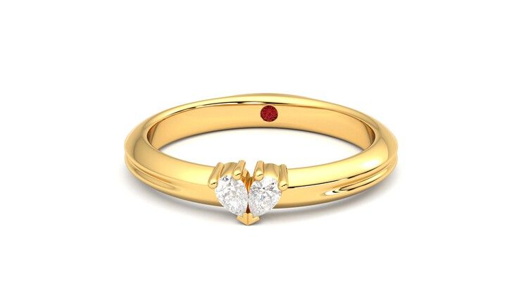 Taylor & Hart Ondette Ring Jewellery 360 degree image 28