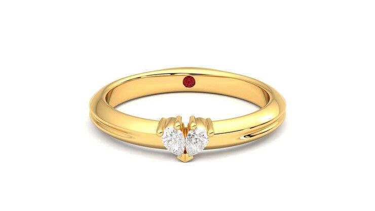 Taylor & Hart Ondette Ring Jewellery 360 degree image 29