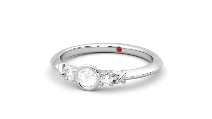 Taylor & Hart Sedna Ring Jewellery 360 degree image 26