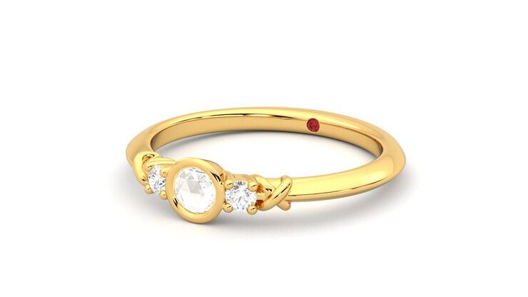 Taylor & Hart Sedna Ring Jewellery 360 degree image 25