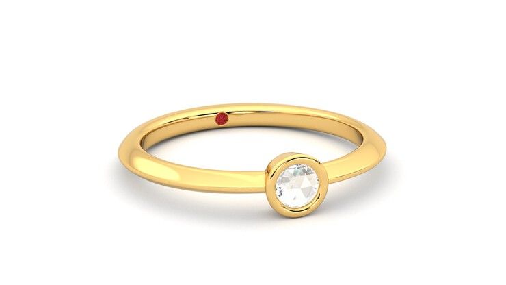 Taylor & Hart Sollesque Ring Jewellery 360 degree image 4