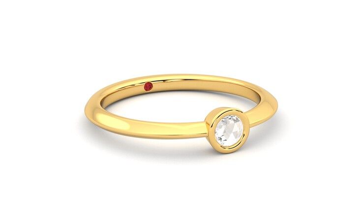 Taylor & Hart Sollesque Ring Jewellery 360 degree image 5