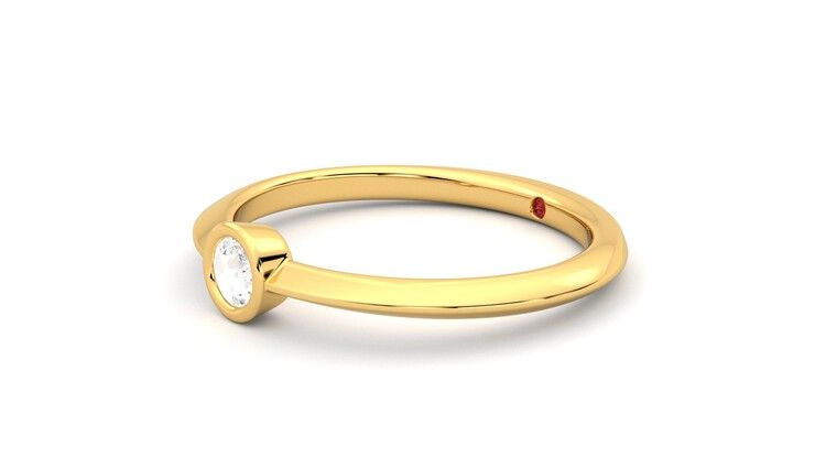 Taylor & Hart Sollesque Ring Jewellery 360 degree image 23