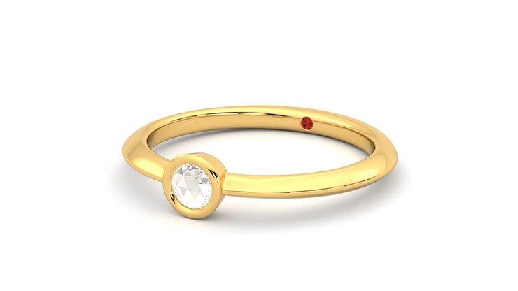 Taylor & Hart Sollesque Ring Jewellery 360 degree image 25