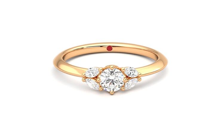 Taylor & Hart Sonnet Ring Jewellery 360 degree image 1