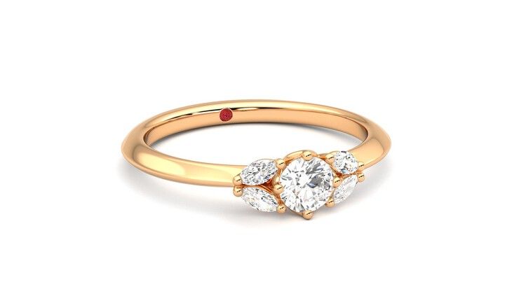 Taylor & Hart Sonnet Ring Jewellery 360 degree image 4