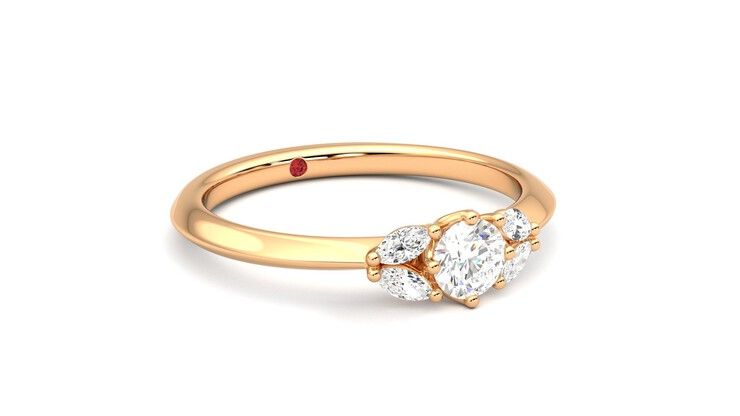 Taylor & Hart Sonnet Ring Jewellery 360 degree image 5