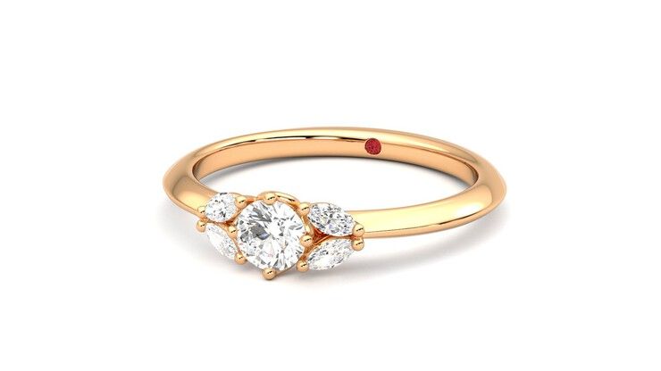 Taylor & Hart Sonnet Ring Jewellery 360 degree image 26