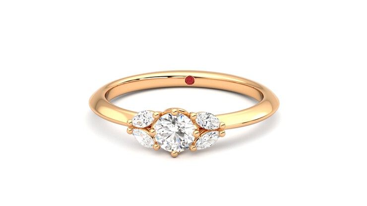 Taylor & Hart Sonnet Ring Jewellery 360 degree image 28