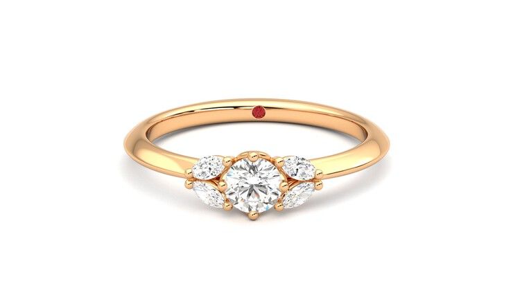 Taylor & Hart Sonnet Ring Jewellery 360 degree image 29