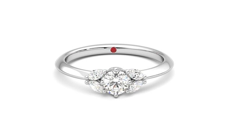 Taylor & Hart Sonnet Ring Jewellery 360 degree image 1