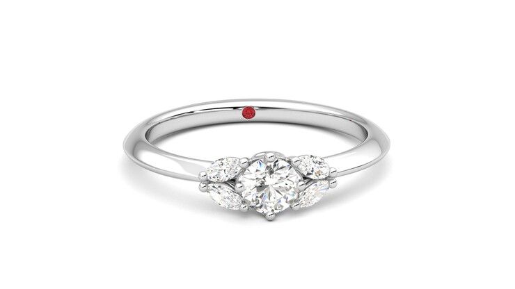 Taylor & Hart Sonnet Ring Jewellery 360 degree image 2