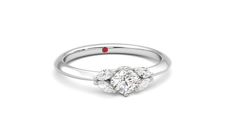 Taylor & Hart Sonnet Ring Jewellery 360 degree image 3