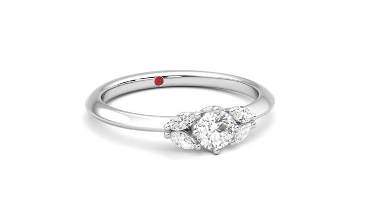 Taylor & Hart Sonnet Ring Jewellery 360 degree image 4