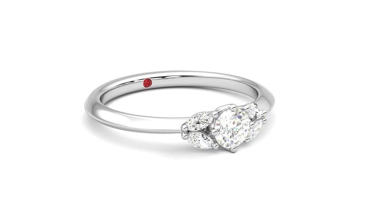Taylor & Hart Sonnet Ring Jewellery 360 degree image 5
