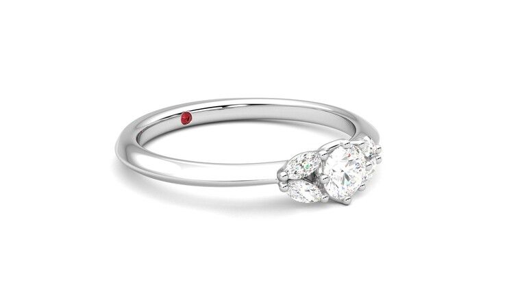 Taylor & Hart Sonnet Ring Jewellery 360 degree image 6