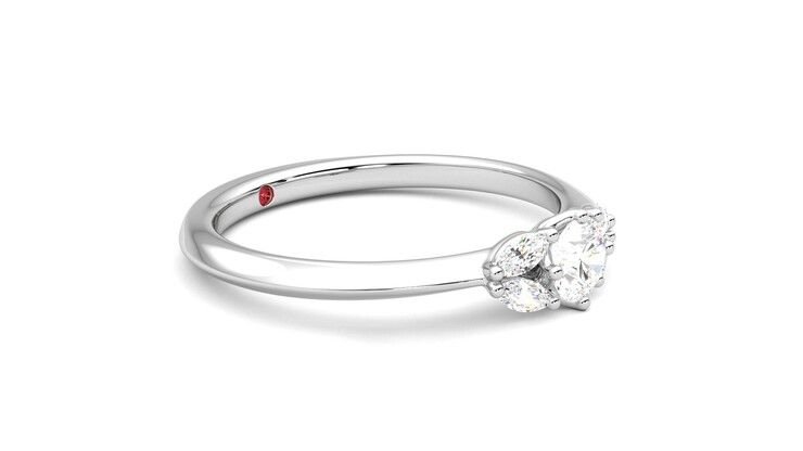 Taylor & Hart Sonnet Ring Jewellery 360 degree image 7