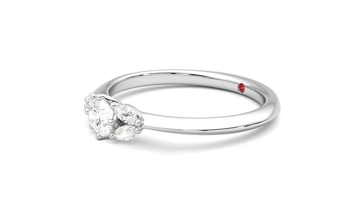 Taylor & Hart Sonnet Ring Jewellery 360 degree image 23