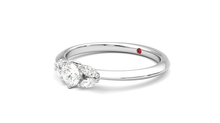 Taylor & Hart Sonnet Ring Jewellery 360 degree image 24