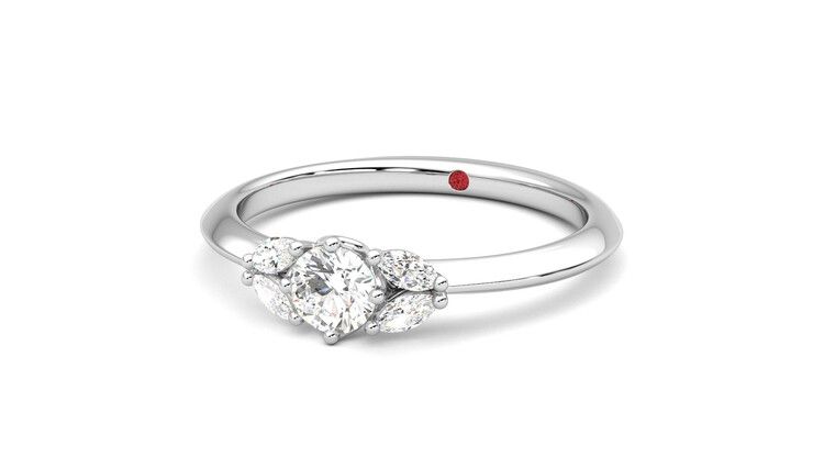 Taylor & Hart Sonnet Ring Jewellery 360 degree image 26