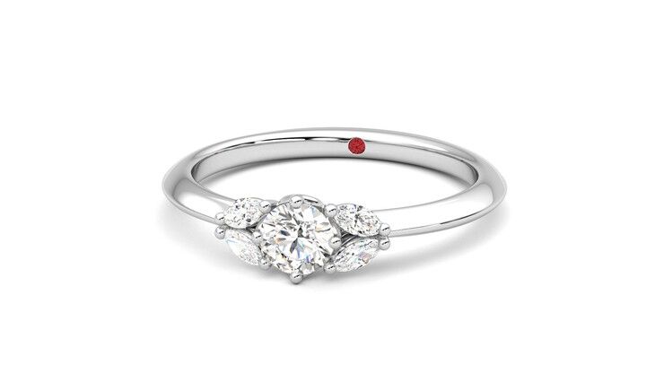 Taylor & Hart Sonnet Ring Jewellery 360 degree image 27