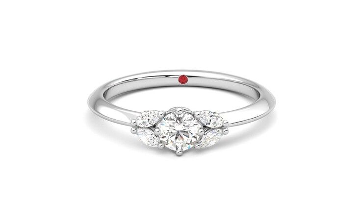 Taylor & Hart Sonnet Ring Jewellery 360 degree image 29