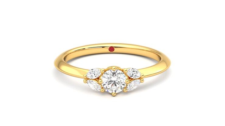 Taylor & Hart Sonnet Ring Jewellery 360 degree image 1