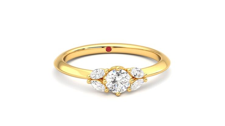 Taylor & Hart Sonnet Ring Jewellery 360 degree image 2