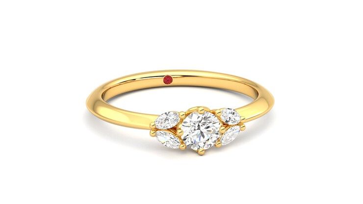Taylor & Hart Sonnet Ring Jewellery 360 degree image 3