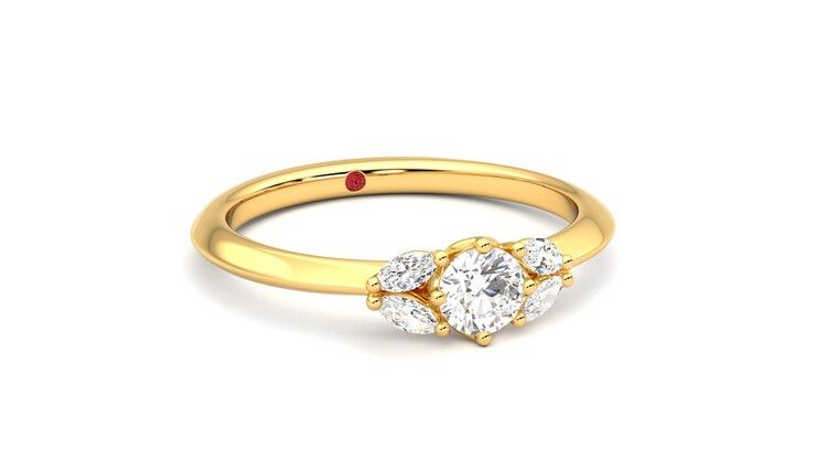 Taylor & Hart Sonnet Ring Jewellery 360 degree image 4