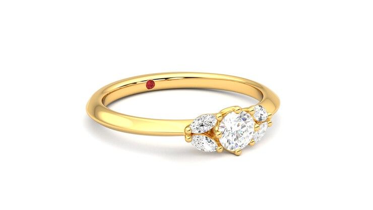Taylor & Hart Sonnet Ring Jewellery 360 degree image 5