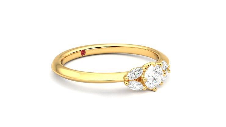 Taylor & Hart Sonnet Ring Jewellery 360 degree image 6