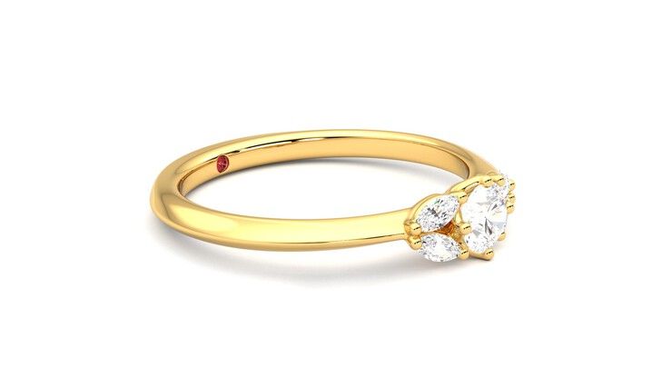 Taylor & Hart Sonnet Ring Jewellery 360 degree image 7