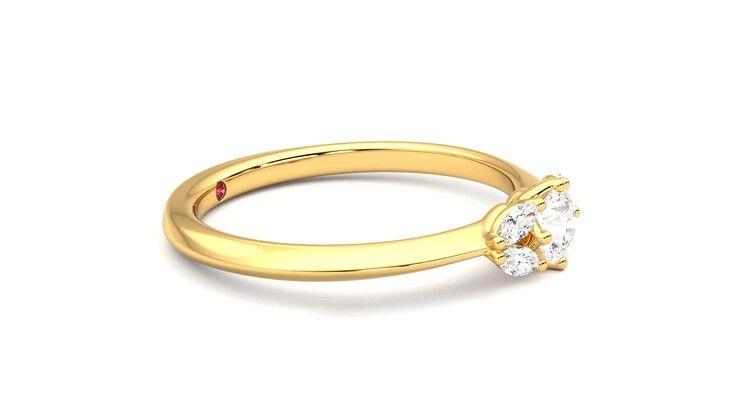 Taylor & Hart Sonnet Ring Jewellery 360 degree image 8