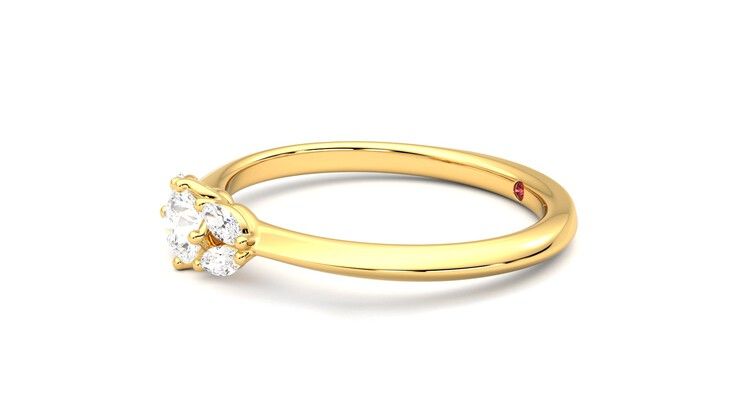 Taylor & Hart Sonnet Ring Jewellery 360 degree image 22