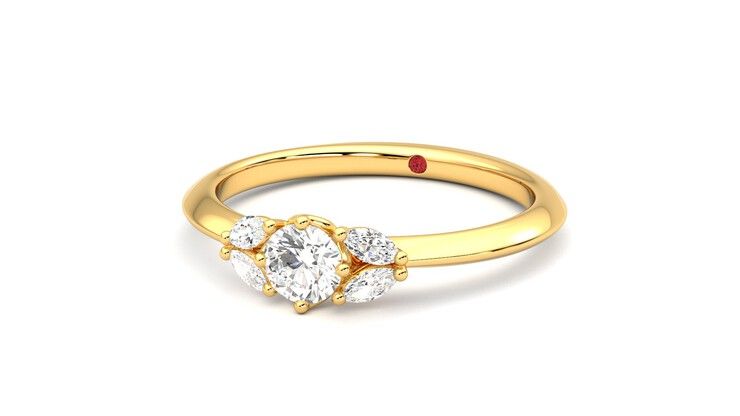 Taylor & Hart Sonnet Ring Jewellery 360 degree image 26
