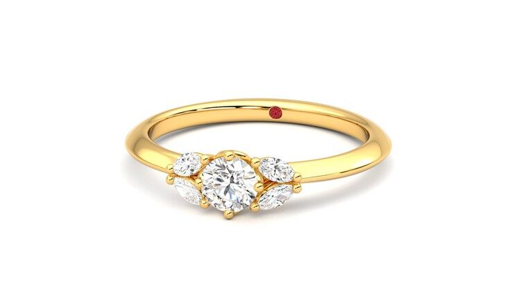 Taylor & Hart Sonnet Ring Jewellery 360 degree image 27