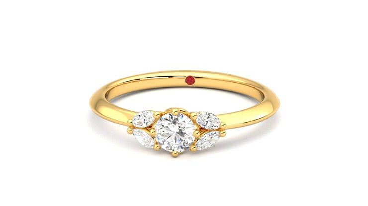 Taylor & Hart Sonnet Ring Jewellery 360 degree image 28