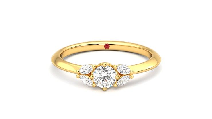 Taylor & Hart Sonnet Ring Jewellery 360 degree image 29