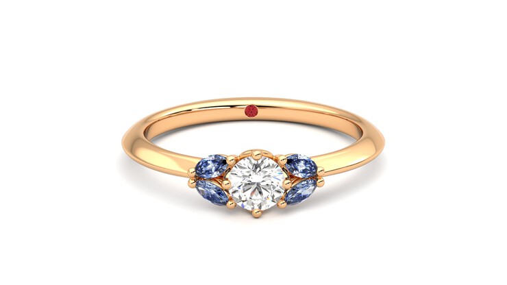 Taylor & Hart Sonnet Ring Jewellery 360 degree image 1