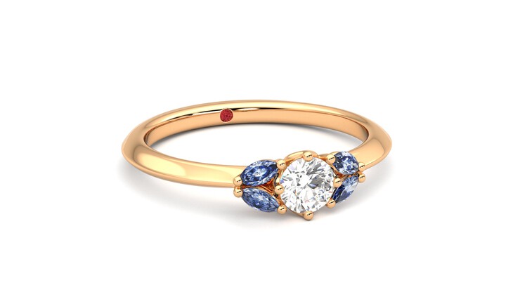 Taylor & Hart Sonnet Ring Jewellery 360 degree image 4