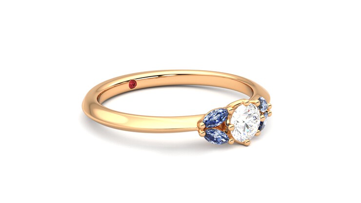 Taylor & Hart Sonnet Ring Jewellery 360 degree image 6
