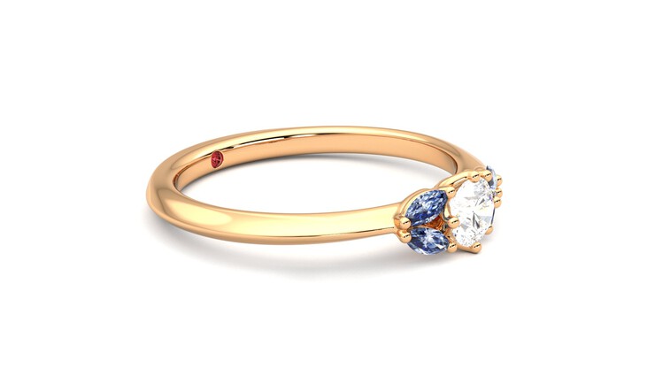 Taylor & Hart Sonnet Ring Jewellery 360 degree image 7