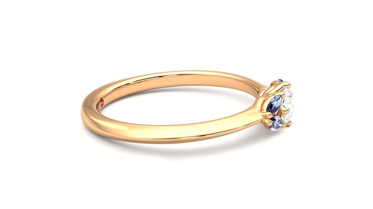 Taylor & Hart Sonnet Ring Jewellery 360 degree image 9