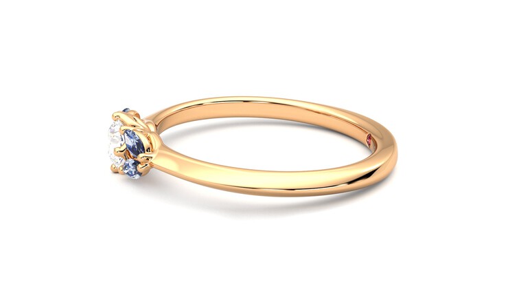Taylor & Hart Sonnet Ring Jewellery 360 degree image 21